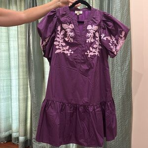 Entro size medium purple, mini dress
